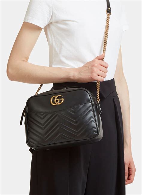 gg marmont small matelassé shoulder bag real vs fake|gg matelassé leather mini bag.